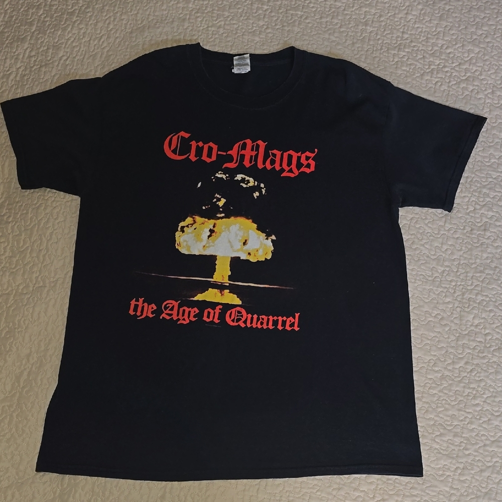 Vintage Cro-Mags “The Age of Quarrel” Punk Hardcore T-Shirt – Size L